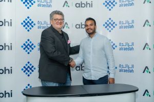 Paul Melotto, CEO at Alraedah Digital Solutions and Omair Ansari, CEO and co-founder of ABH. Supplied