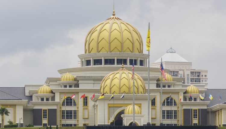 Two men were arrested by police as they try to enter Istana Negara