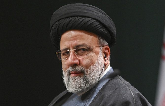 The late Iranian President Ebrahim Raisi, seen as a potential successor to Supreme Leader Ayatollah Ali Khamenei, was killed when his helicopter came down in poor weather in mountains near the Azerbaijan border on May 19. (Dia Images via AP, File)