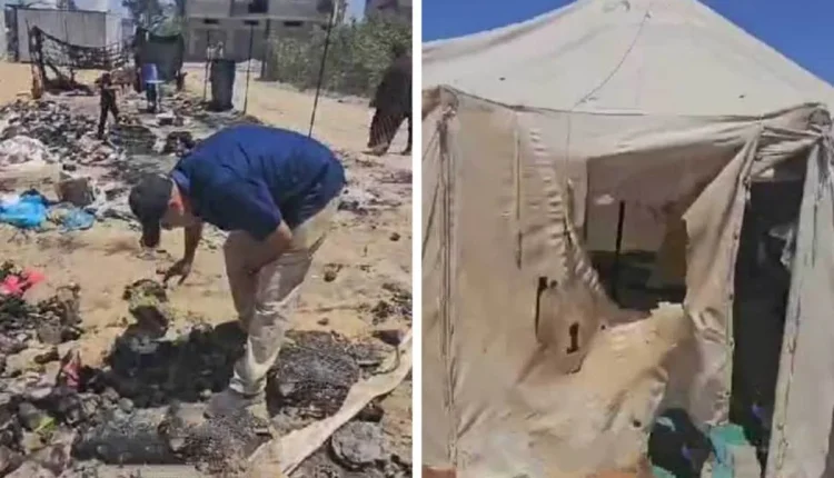 A shelter camp in Gaza donated by Malaysians was 'shot' by Israel