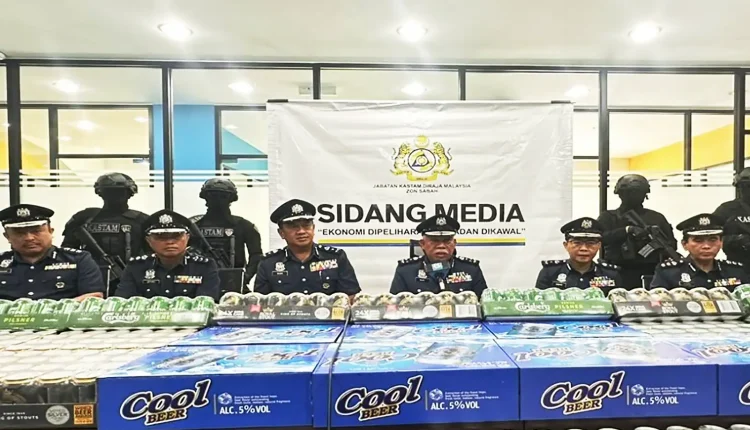 In the most recent instance of false disclosure, Sabah Customs seizes beer valued RM2.7 million