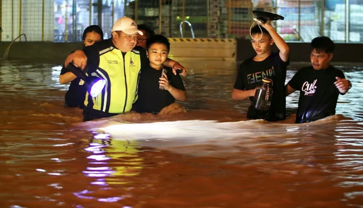 Over 450 Penampang people have been displaced by a morning downpour