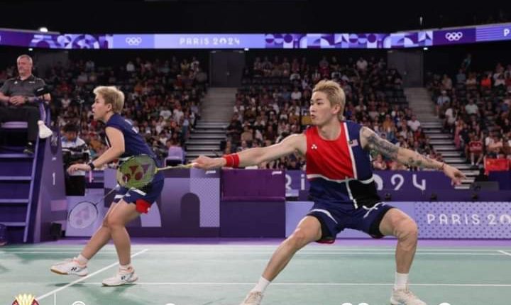 Mixed doubles pair eliminated in Olympic Quarterfinals