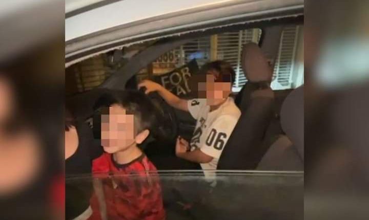 12-year-old boy driving a car with siblings charged today