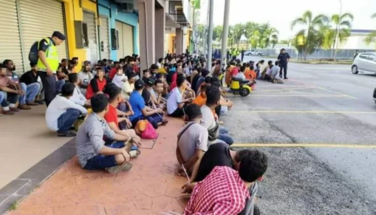 676 foreign nationals detained in Kuala Selangor raid