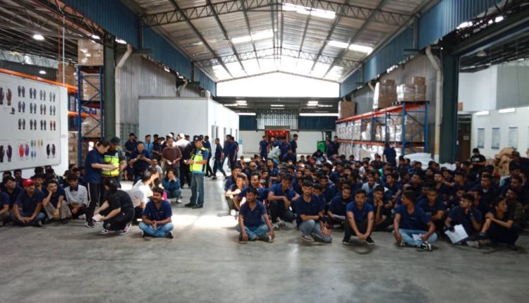 Premises offering "Employer Change" services raided, 228 foreign nationals detained