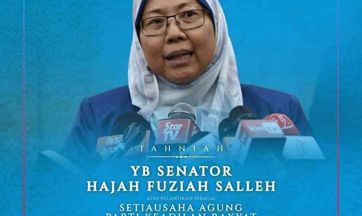 Appoint Fuziah as PKR Secretary-General: Hope the party will excel, says Zaliha