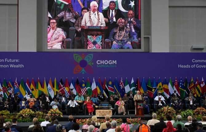 Leaders from Britain and dozens of former colonies held lengthy and occasionally tense talks over one of the most sensitive aspects of their shared and troubled past