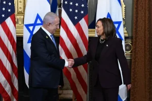 Netanyahu and Harris had met in July.