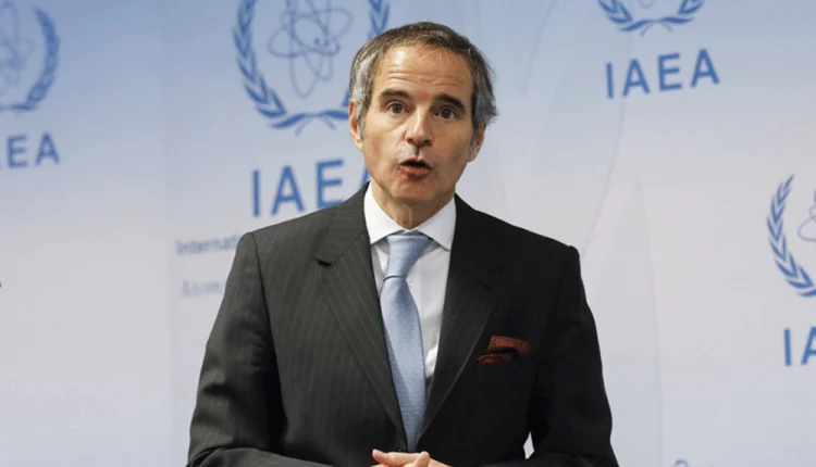 International Atomic Energy Agency Director General Rafael Grossi converses with AFP in Azerbaijan prior to his journey to adjacent Iran for critical nuclear negotiations