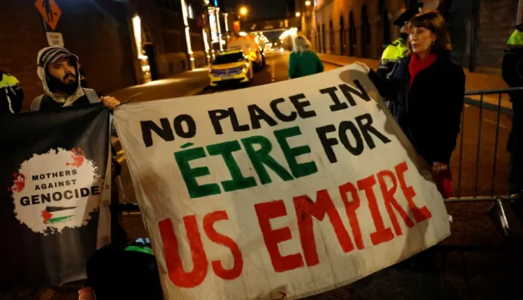 Pro-Palestine campaign event at the Guinness Storehouse