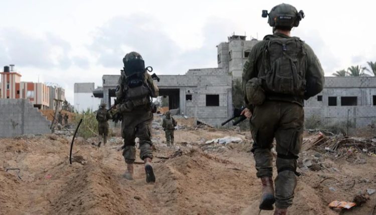 File photo of Israeli forces in the Gaza Strip