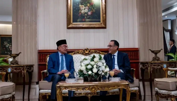 Datuk Seri Anwar Ibrahim meets Egypt Prime Minister Mustafa Madbouly on November 10, 2024, on his official visit to Cairo.