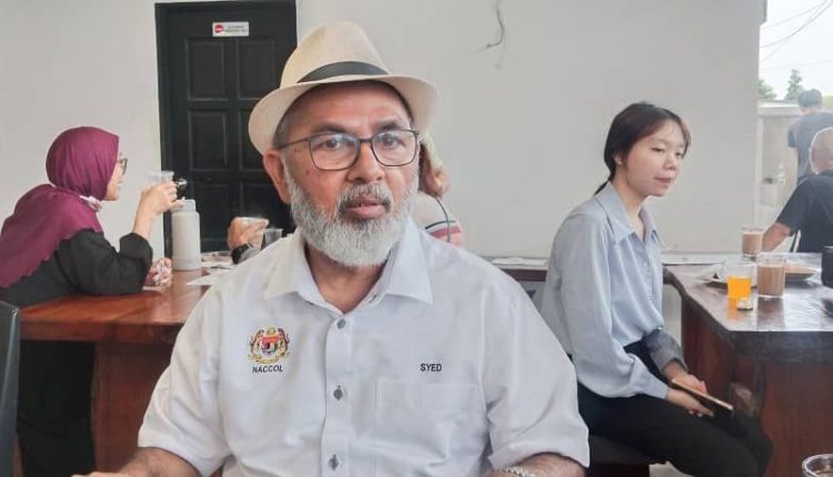 Datuk Syed Abu Hussin Hafiz Syed Abdul Fasal, Head of the Food Cluster Monitoring Task Force at the National Livelihood Action Council (NACCOL)