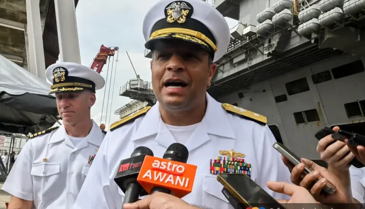 Rear Admiral Adan Cruz, commander of CSG 3