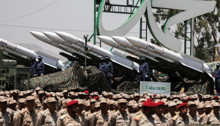 A display of missiles during a military parade held by the Yemeni army (By Scanpix)