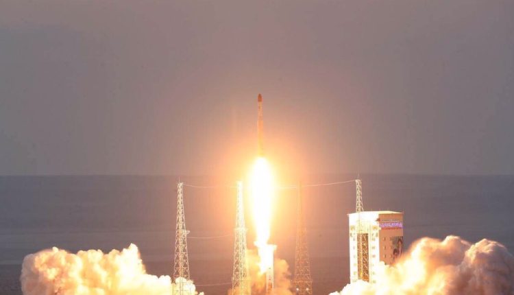 Iran's Simorgh satellite launch vehicle launches a homegrown space tug and two payloads into space from the Imam Khomeini Space Launch Terminal in Semnan on December
