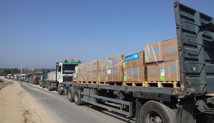 After nearly 100 Palestinians were killed by Israeli attacks in the past 24 hours, humanitarian supplies into Gaza has been suspended.