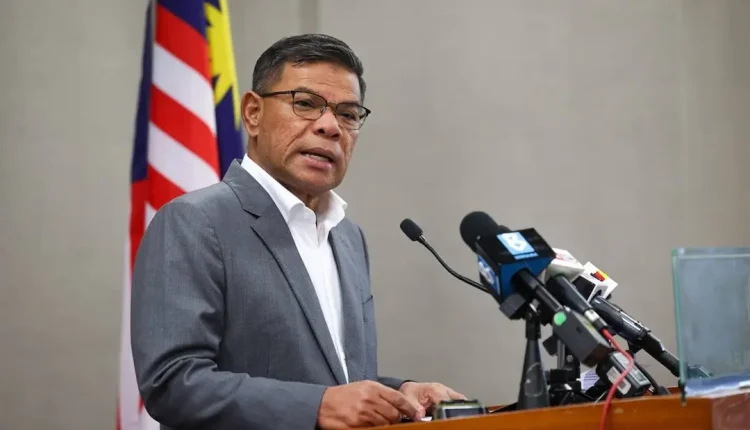 Home Minister Datuk Seri Saifuddin Nasution Ismail
