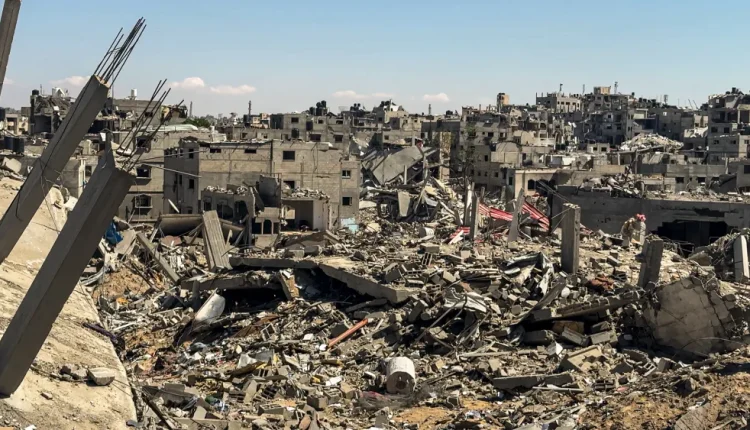 The scale of destruction across Gaza has been described as being among the worst in modern history.