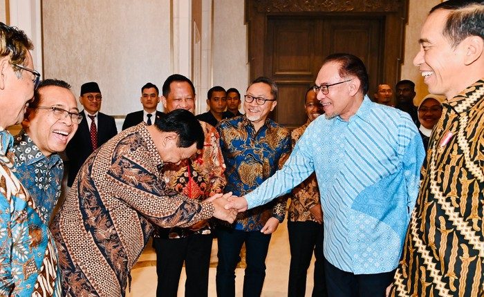 Indonesian President Prabowo Subianto and Prime Minister Datuk Seri Anwar Ibrahim.