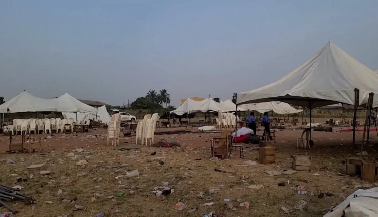 A crowd crush at a funfair in the southwestern Nigerian city of Ibadan caused multiple deaths Wednesday, police said. TVC NEWS/Reuters