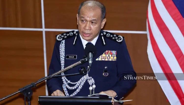 Inspector-General of Police, Datuk Seri Mohd Khalid Ismail - Picture by Straits Times