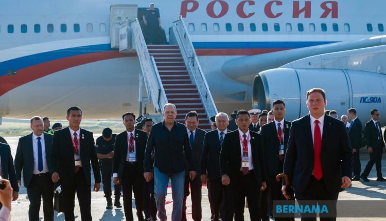 Russian Foreign Minister Sergey Lavrov arrives in Royal Malaysian Air Force (RMAF) Base today to attend high-level talks in conjunction with the 58th ASEAN Foreign Ministersâ Meeting (AMM) here, hosted by Malaysia under its 2025 ASEAN Chairmanship.