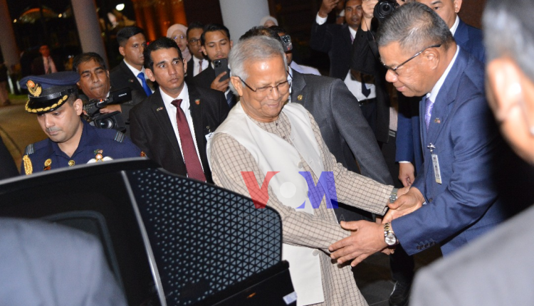 Bangladesh's Chief Adviser Dr. Muhammad Yunus and Malaysian Home Minister Saifuddin Nasution Ismail